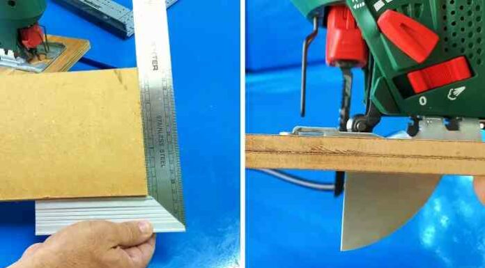 Як зробити пристосування для абсолютно прямого різу лобзиковою пилкою